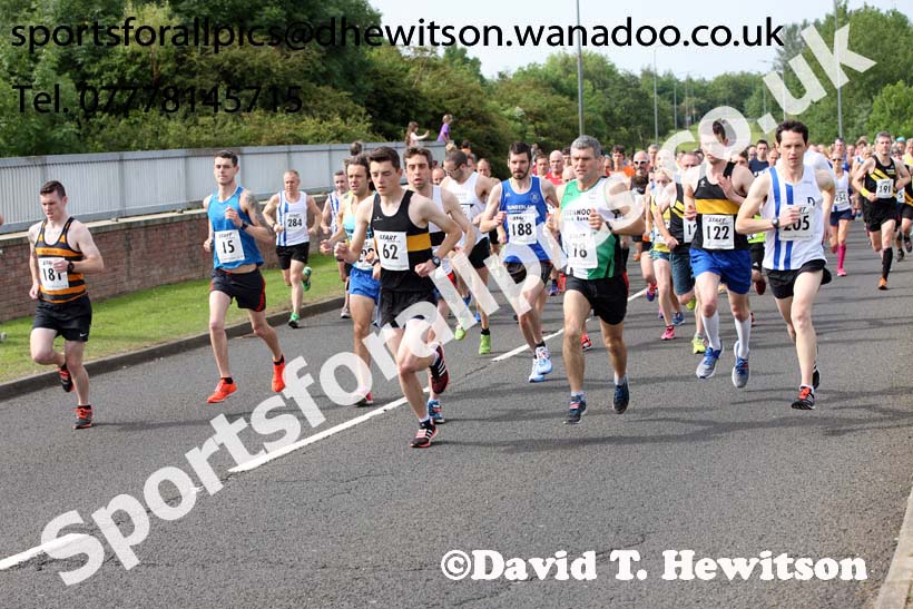 Newton Aycliffe 10k Road Race, County Durham. Photo: David T. Hewitson/Sports for All Pics